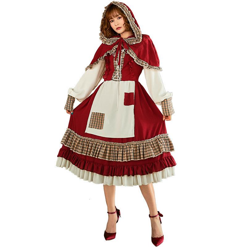 Lolita Dress With Patchwork Retro Lace