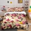 Floral Decoration Set for Home Soft Skin-Friendly Bedding Set Includes 1 Duvet Cover And 2 Pillowcase Gift