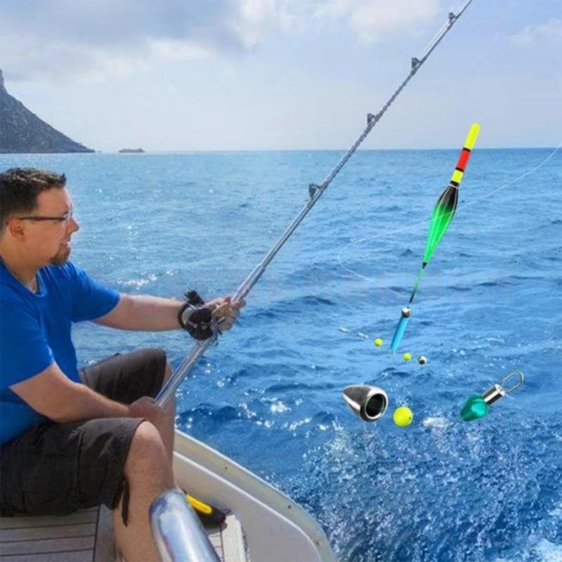Plastic Fishing Line Set Feature Auto Floating Bobber for Both Beginners and Professional Bobber Fishing Line System