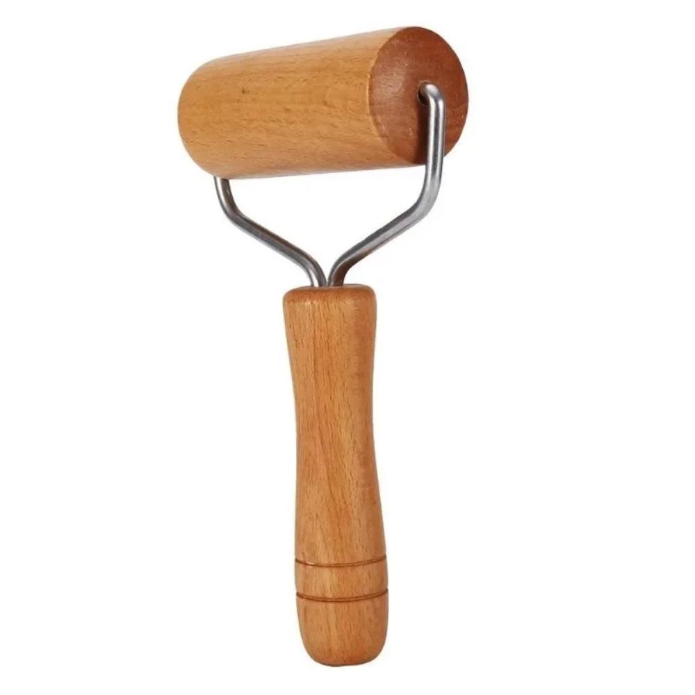1Pc Wooden Rolling Pin Handheld Pastry Roller for Baking Pizza and Dumplings Solid Wood Dough Roller Convenient Kitchen Utensils
