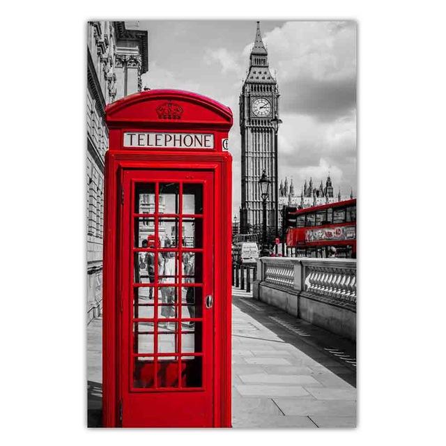 Nordic City Landscape Fashion Canvas Painting World Famous City Street View Poster Office Living Room Home Decoration Mural No Frame