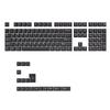 Keycaps 126 Keys Double Shot OEM Profile PBT Custom Keycap Set for Mechanical Keyboard Cherry Gateron MX Switches Black 60% 65% 75% 80% 100% (Pink