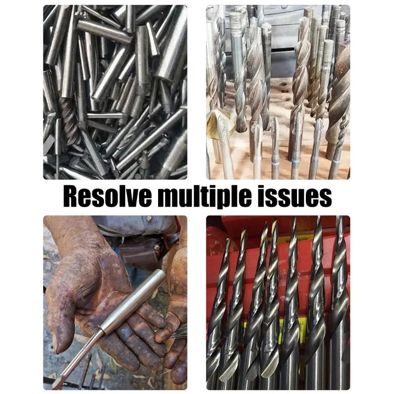 Rotating Drill Bit Storage System Multiple Compartment Plastic Organizer With Antislip Bottom For Toolshop