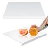 Transparent/Black Chopping Board Bending Edge Countertop Protector Kneading Board  Restaurant