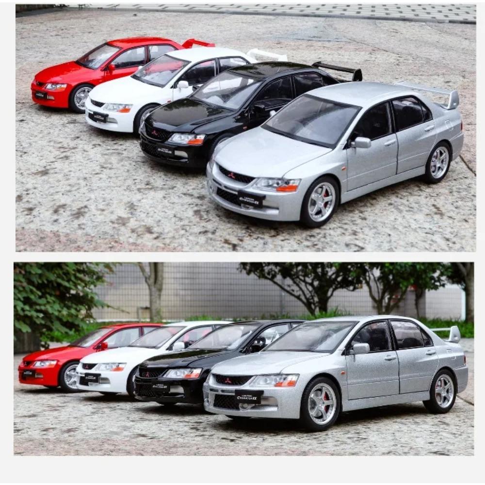 Simulation 1/24 Scale Mitsubishi EV09 Street Version Alloy Car Model Collection Ornament Toy Vehicle Children Boy Gift Miniature