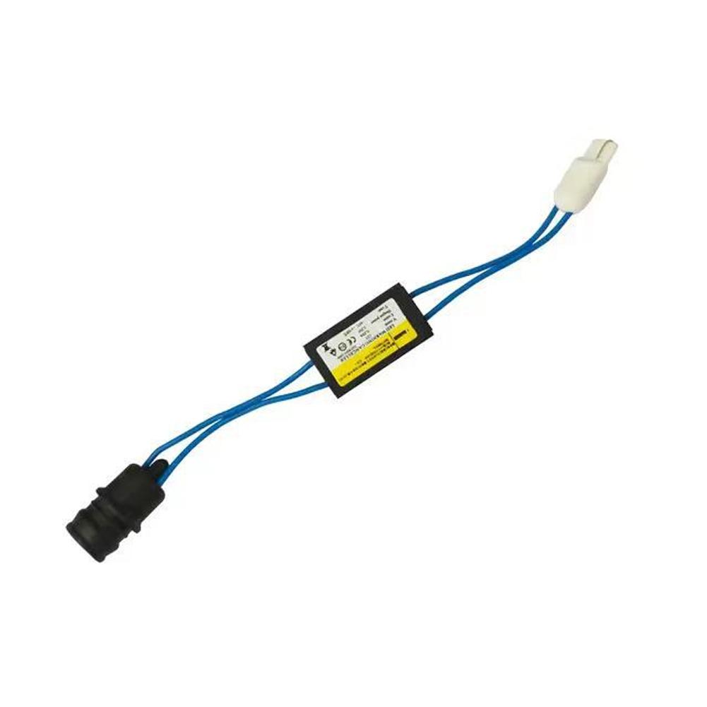 

T10 12 В светодиодный Canbus декодер кабель сопротивление нагрузки декодер предупреждения устраняет световые неисправности декодеры Plug and Play Soft