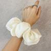 For Scrunchies Korean Women Silk Chiffon Elastic Hair Ties Ponytail Holder Headwear Femme