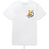 Tricou cu mânecă scurtă cu imprimeu X The Simpsons Regular Fit Bărbați Topuri Alb OMAA027S191850340188