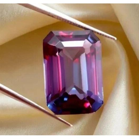 Natural Alexandrite Color Change CERTIFIED Emerald Cut Loose Gemstone
