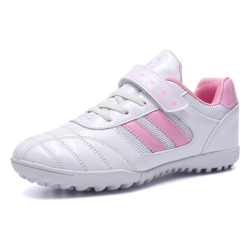 Children's football shoes, boys and girls, adolescent students, game training shoes, broken nails, Velcro sports shoes