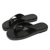 New women's summer outer wear thick-soled foot pinch non-slip shiny rhinestone fashionable casual flip-flops