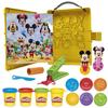 Play-Doh Disney Junior Crée une histoire, coffret de pâte a modeler portatif, loisirs créatifs Mickey &amp; Minnie, des 2 ans