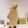 Damen Kapuzenpullover Pullover Jacke Locker Verdickt Langarm Oberteil
