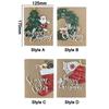 Foldable Greeting Card Kraft Paper Invitations Card Party Supplies Christmas Cards  New Year