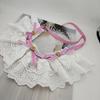 Korean Bowknot Lace Collar for Pets - Dog & Cat Scarf Accessory