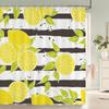 Modern Flowers Shower Curtains Waterproof Fabric Floral Bath Curtains For Bathroom Bathtub Large Wide Bathing Cover With Hooks