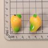 Mini Simulated Fruit Ornament Watermelon Avocado Grape Lemon Peach Micro Landscape Dollhouse Miniature Toy Car Decoration