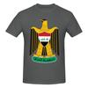 Iraq Flag On Iraqi Emblem In Golden Awesome T Shirts Graphic Y2k Unique Quality T Shirts For Unisex Wounisex Tops