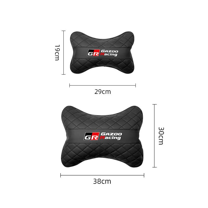Car Seat Headrest Neck Pillow Lumbar Waist Support Cushion For Toyota Corolla Yaris Prius CHR Camry Auris Prado RAV4 Hilux Aygo