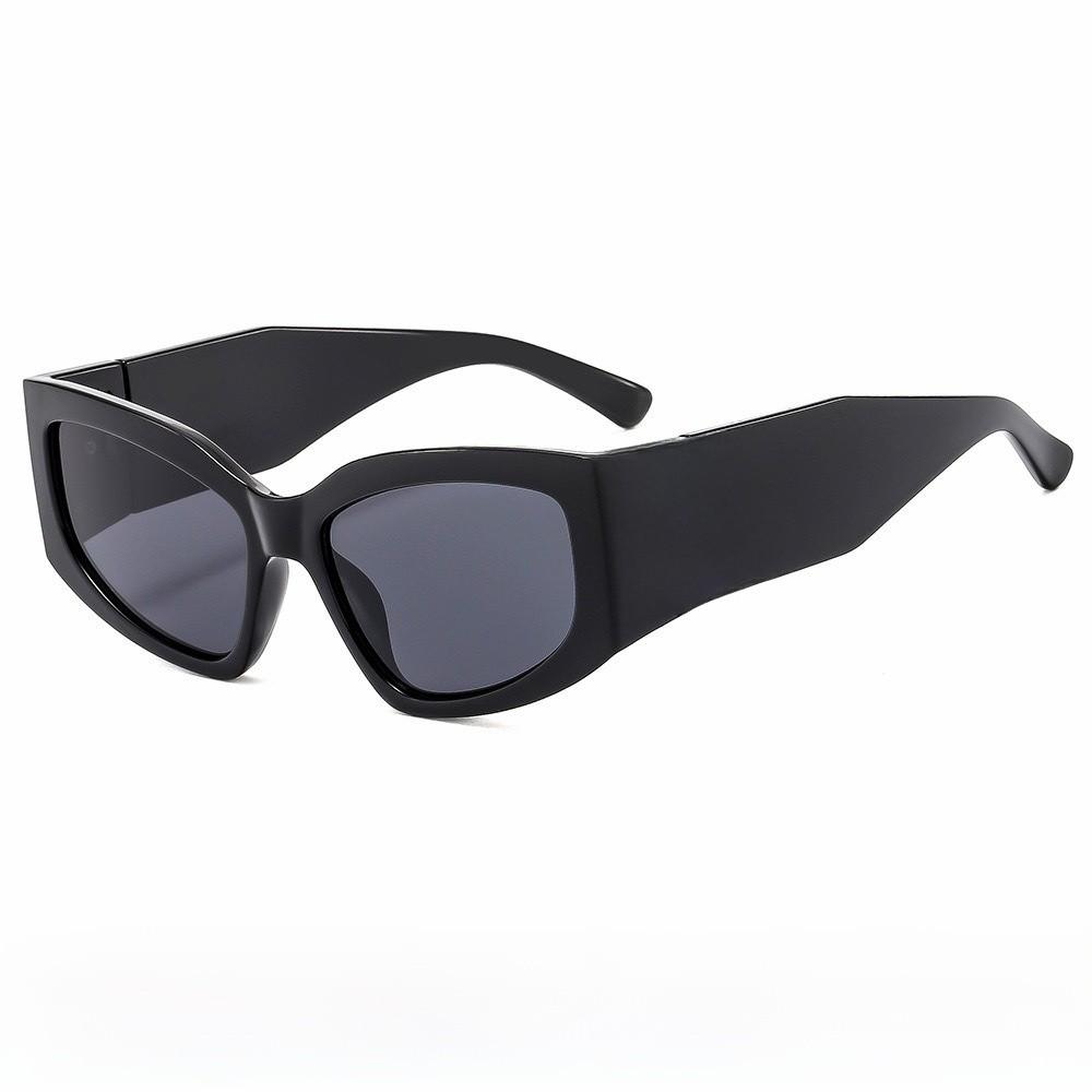 New B Letter Cat Eye Wide Leg Sunglasses With Uv400 For Fashion Street Style