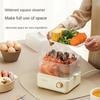 Egg Boiler Multifunction Double Electric Egg Cooker Steamer Corn Milk Steamed Rapid Layers Breakfast Cooking Appliances Kitchen
