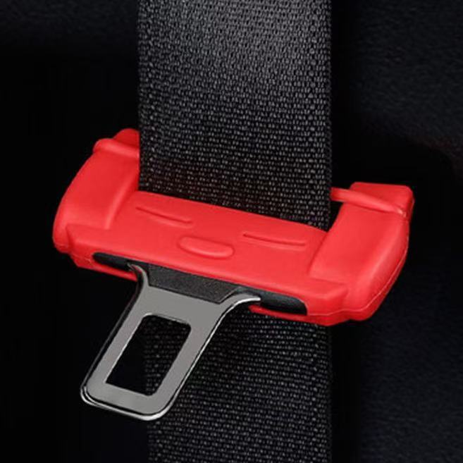 Universal Car Seat Belt Buckle Clip Protector Silicone Interior Button Case Anti-Scratch Cover Auto Safety Accessories