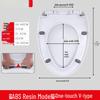 Old-Style V-Shaped ABS Slow-Close Toilet Seat