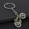3D Dreidimensionales Metall Fahrrad Schlüsselanhänger Rucksack Schlüsselanhänger Personalisierung Abenteuer Abzeichen Schlüsselanhänger Ring Geschenk