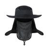 Breathable Large Round Brim Fishing Cap Quick Drying Anti-UV Summer Sun Hat Sun Block Visor Bucket Hat Travel