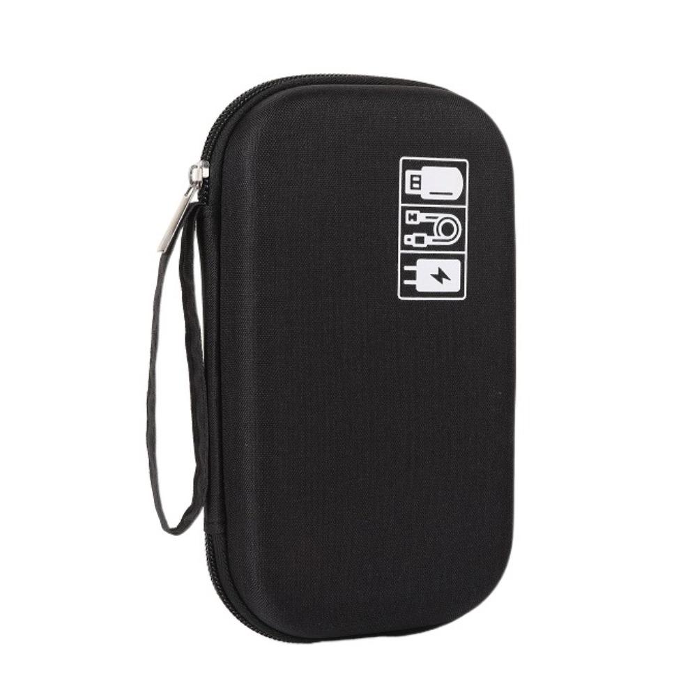Hard EVA Digital Storage Bag Shockproof Data Cable Organizer Bag  Electronic Products