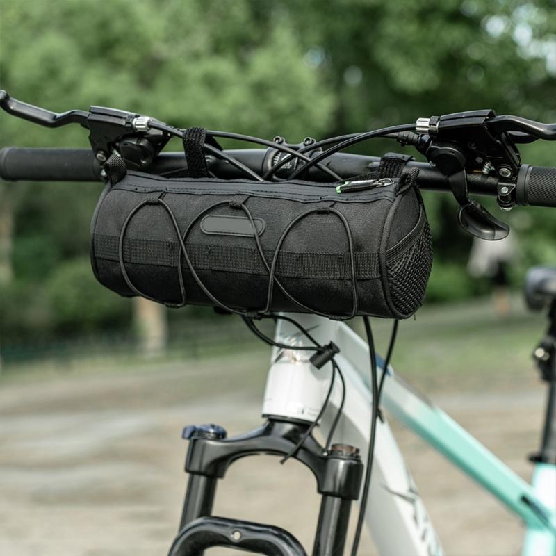 Large Capacity Bicycles Handlebars Pouches Militaries Light weight Bike Bag for Easy Installation