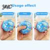 Decompression Toys for Relaxation Apple Squishy Toy, Fruit Squeeze Fidget Toy with Confetti, Soft Portable Anxiety Relief Stress Adults, Desktop