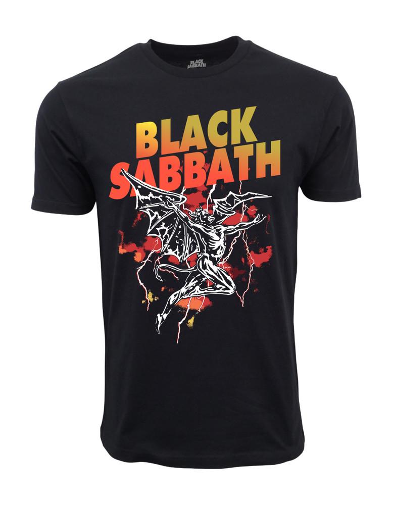 Black Sabbath Flying Devil Lightning Bolts T-Shirt Unisex T-Shirt XXXXL