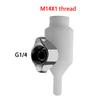 2 Models Spray Gun Adapter G1/4 Threaded Connector Gravity Type Feed Side Converter Adapter