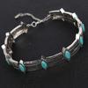 Vintage Style Women Faux Turquoise Collar Choker Bohemian Statement Necklace