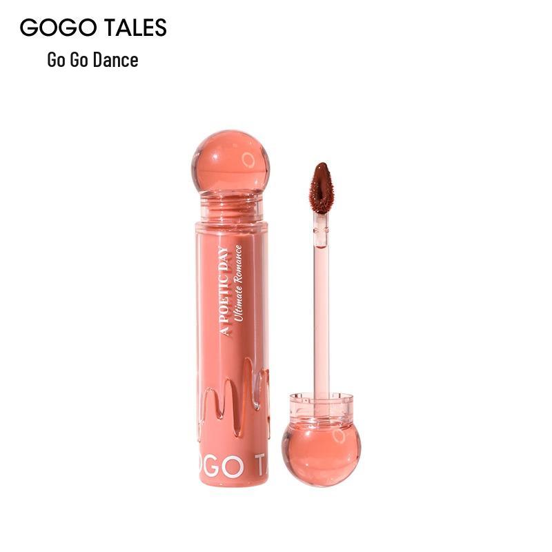 GoGo Tales Little Pink Ball Lip Gloss: Non-Sticky, Hydrating Lip Color for Students.