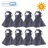 1-10PCS 3D Ice Silk Sun Face Mask Women UV Protection Cooling Breathable Dustproof Balaclava for Outdoor Sports Cycling