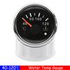 Auto Auto Wassertemperaturanzeige für Sensor 1/8NPT M14x1.5 Wasserdicht IP67 52mm Wassertemperaturanzeige mit Alarm Marine Boot 9-30V