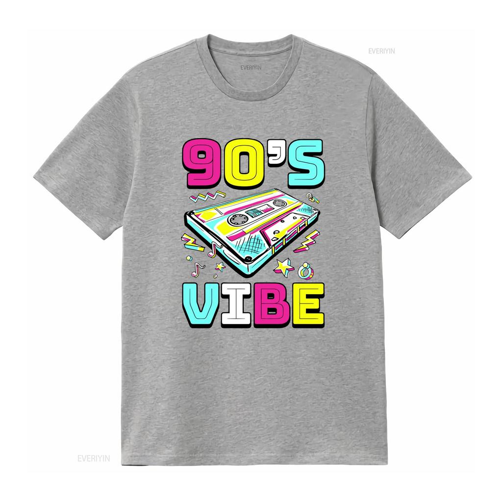90 s Vibe Retro T Shirt Colorful Cassette Design for Perfect Music Lovers vintage Washed Stylish fashion streetwear Comfortable