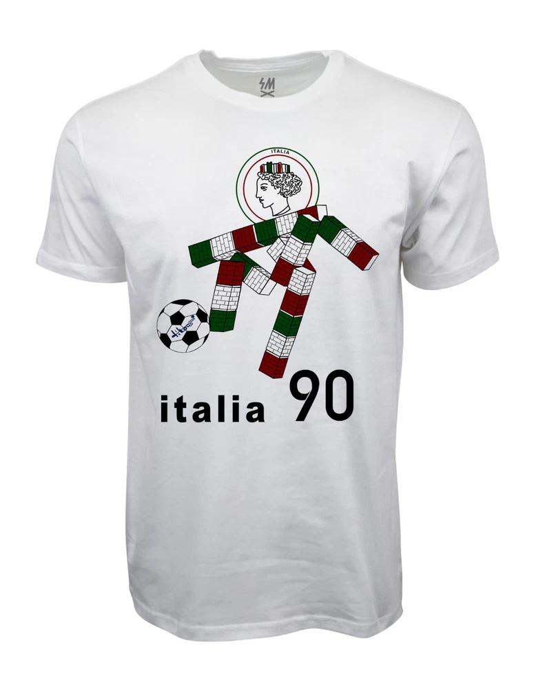 Italia 1990 World Cup Graphic White Tshirt S