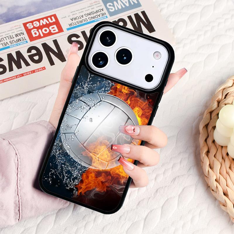 I love Volleyball Phone Case For IPhone 17 16e 15 14 13 12 11 Pro Max Air Mini Soft Protective Cover