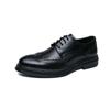 Italy Men's Formal Leather Shoes Fashion British Brogue Casual Shoes Classic Comfy Business Dress Oxford Shoes New Man Footwear