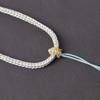 Hand-Woven Peach Blossom Knot Necklace Cord with Four-Strand Braid for Men and Women