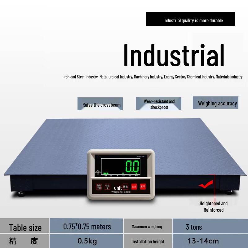 Heavy-Duty Industrial Digital Floor Scale