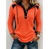 Women's Fashion Casual Waffle Knit Patchwork Hoodie, Anu Self-developed European American Style Sweatshirt for Women