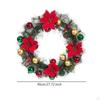 Christmas Wreath Decorations Decor Artificial Xmas Hanging Ornament for Window