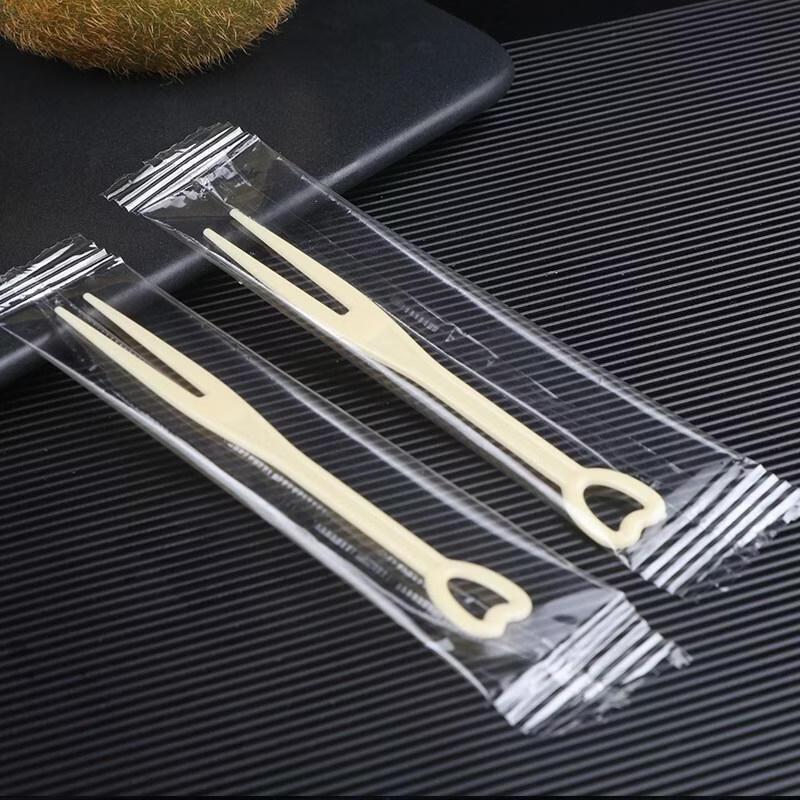 HANDUNYOU Disposable Heart Fruit Picks