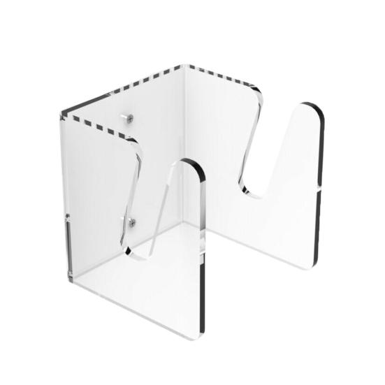 

Wall-Mounted Skateboard Rack Displaying Acrylic Wall Hanging Sliding Plate Bracket Display Stand for Longboard прозорий