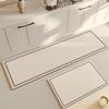 2PCS Kitchen Diatomaceous Mud Special Mat Absorbs Oil Absorbs Dining Room Mat Simple Wind Non-Slip Home Decor