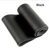 DIY Micro Fiber leather Car Steering Wheel Cover Soft Anti slip  handsewn car steering wheel sleeve 38CM Interior Accessories